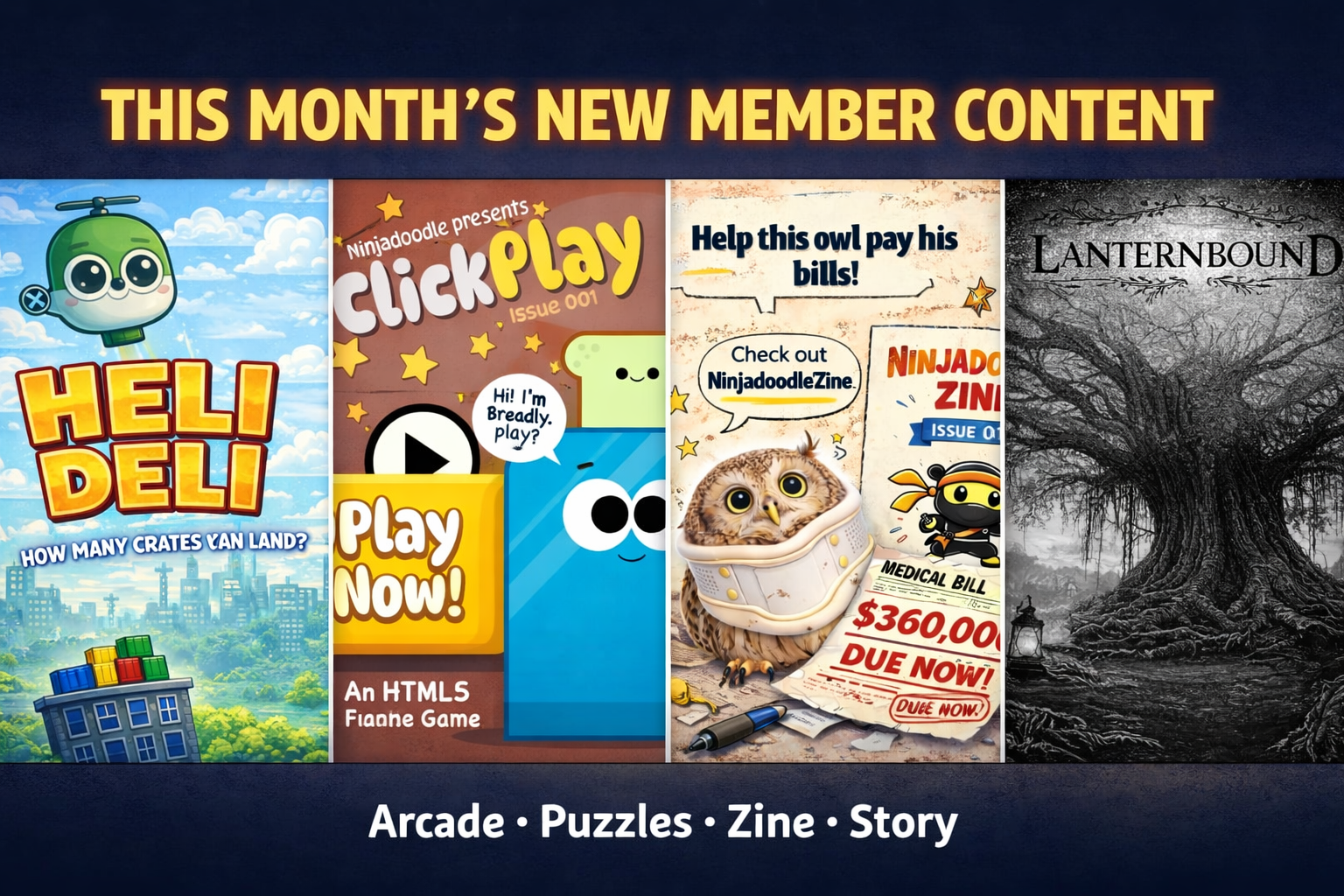 🥷✨ Launch Month Inside Ninjadoodle